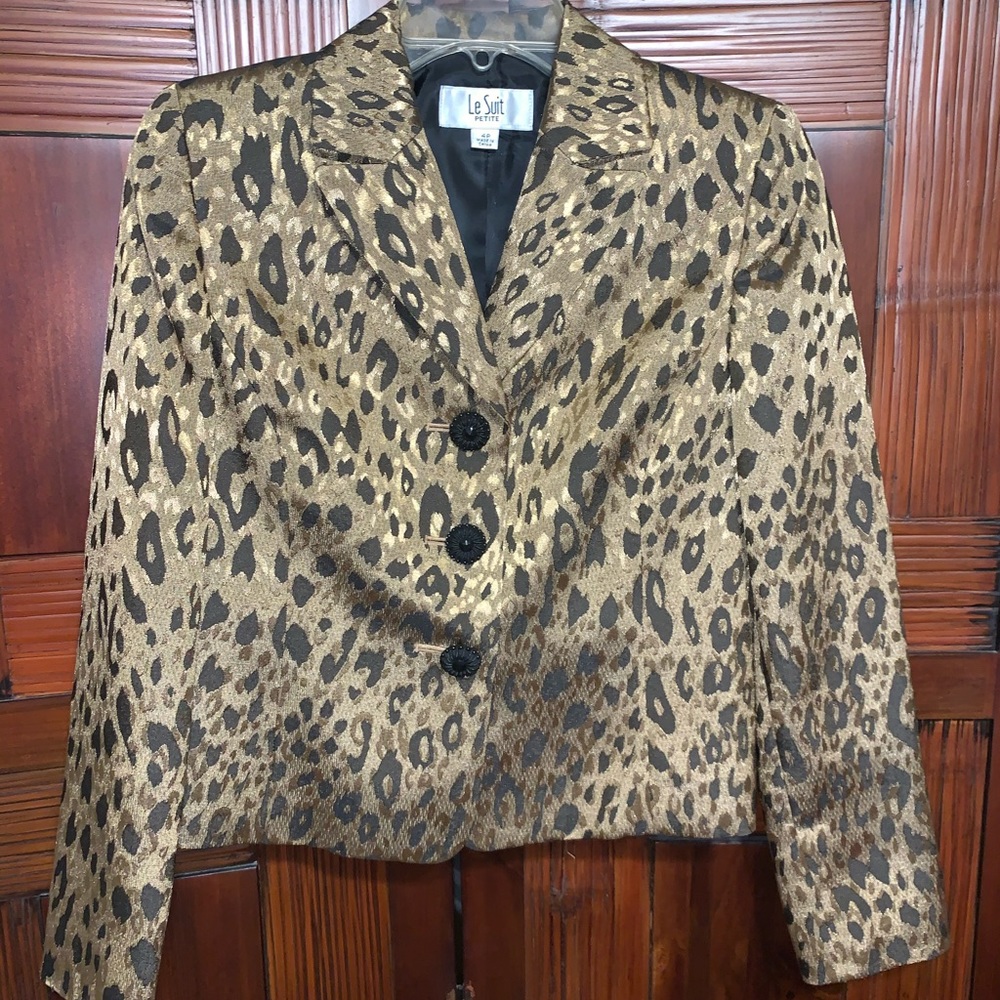 Leopard Suit Blazer